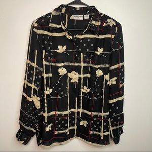 Floral Button Down Blouse